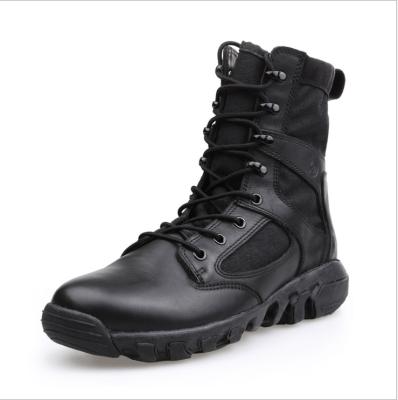 China TSB03 injection Anti-slippery outsole patented lightweight police officers and security guards use to combat shockproof tactical boots for sale