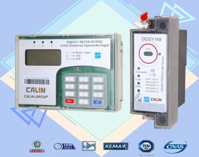 Chine Mètre électronique d'isolement par mètre monophasé de connexion de fil de KWH de rail de vacarme de STS à vendre