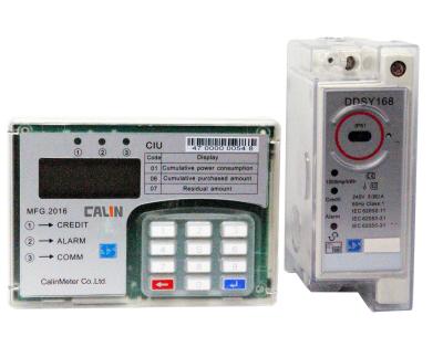 Cina Telecomando compatto del contatore elettrico di Digital della ferrovia di baccano del tester di KWH di monofase in vendita