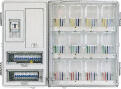 China 12 Positions Transparent External Electric Meter Box Mcb Flame Resistant for sale