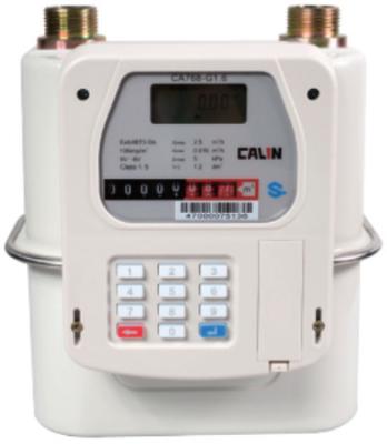 China G1.6 / G 2.5 / G4 Wireless Prepaid Gas Meter , LoRa Hybrid Gas Meter for sale