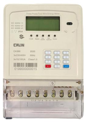 China Three Phase Dual Source Prepaid Meter LCD Display For Private Estate  DG / NEP Supply for sale