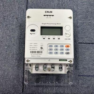 China Single Phase Smart Energy Meter With STS Prepaid Keypad, GPRS/4G Module for sale