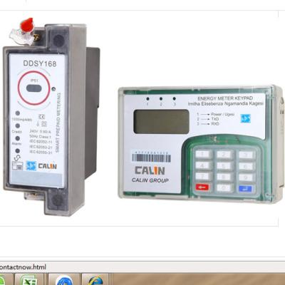 China Toetsenbord Vooruitbetaalde Mededeling 35mm van de Elektriciteitsmeter rf DIN-Spoor die ver controleren Te koop