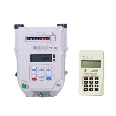 China Aluminum Body Keypad AMR Gas Prepayment Meter Prepaid Smart Meters for sale