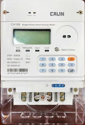 China Einphasig-Stromzähler-Radioapparat-einphasiges LORAWAN bezahlte KWH-Meter mit dem Verkaufen des Systems voraus zu verkaufen