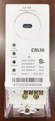 China Single Phase IP54 Prepaid Electricity Meters RF PLC GPRS Communication for sale