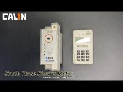 Prepaid Single Phase Electric Meter Split Type Din Rail High Accuracy IP54