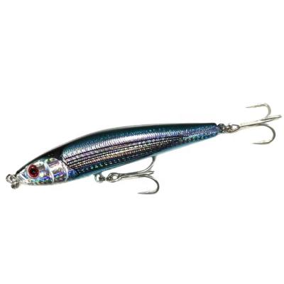 China Best Quality LQ1227 ABS Big Plastic Minnow Lure Fish Shape Painting Plastic Lure Fishing Tackle for sale