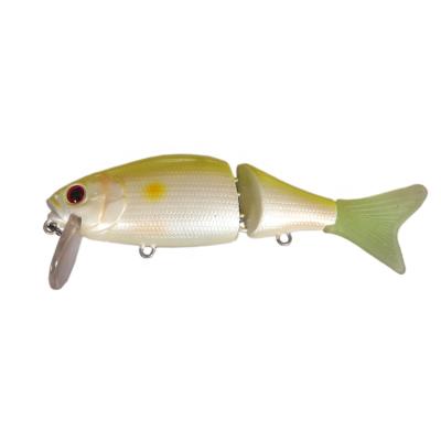 China Plastic Sinking Wobblers Fishing Lure Jointed Crankbait Swimbait 3 Segment Hard Artificial Bait For Fishing Tackle Lure for sale