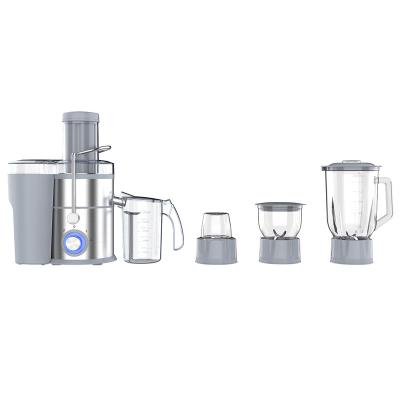 China CAFULONG Hot Selling Household Appliances Stainless Steel Juicer and High Speed ​​Wide Tube Juice Extractor Blender Feeding Machine for sale