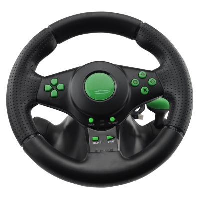 China With handbreak 7 in 1 game steering wheel racing controller driving 180 degree adjustable angle for sale