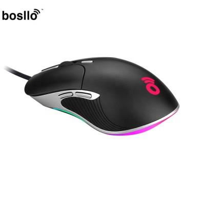 China High Performance 3D Gaming Mouse Luminous Dazzle 6400 DPI 6 Color Key Office Mouse for sale