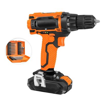 China Professional Cordless Screwdriver Drill Tools Cordless Battery Impact Brushless Drill 44*23*40 cm for sale