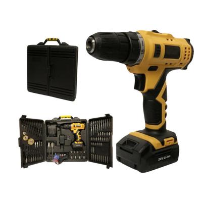 China 24v cordless drill cheapest drill with 92pcs accessories CDLI16 for sale