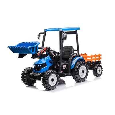 China Ride On Toy Hot Sale Unisex Ride-on Toy Electric Plastic Tractor for Kids Battery-Powered for 5 to 7 Years Age Range for sale