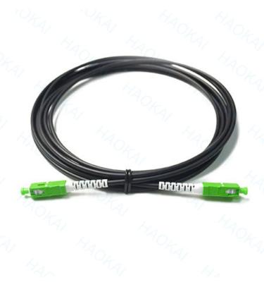 China Indoor FTTH FTTB FTTX Network HAOKAI Drop Fiber Patch Cord SC APC UPC GJXH GJYXCH 1Core Best Price for sale