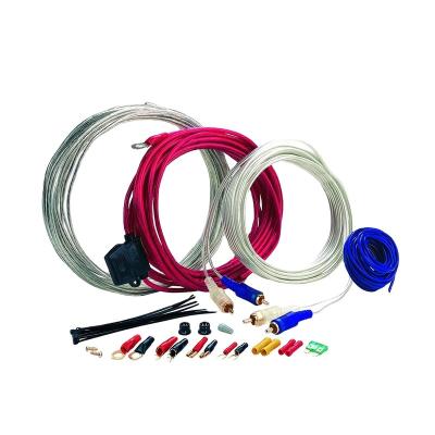 China Car Subwoofer Power Cable PSK-22 OFC CCA 0Ga 2Ga 4Ga 8Ga Car Audio Amplifier Wiring Kits for sale