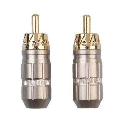 China audio & Video RCA CONNECTORS RCA JACKS METAL AUDIO/VIDEO CABLE AUDIO ACCESSORIES FOR CAR RCA CABLE for sale