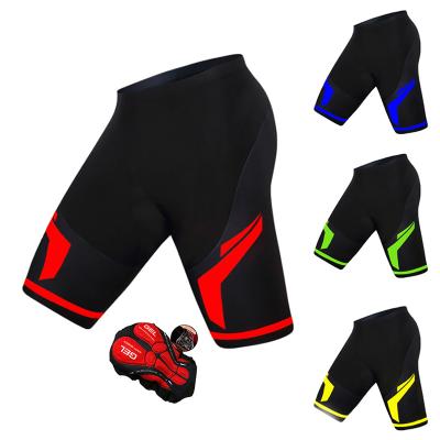 China Wholesale Men's Breathable Bike Cycling Shorts With 3D Silicone Pad Underwear Gel Pad Shockproof Cycling Shorts Pants for sale