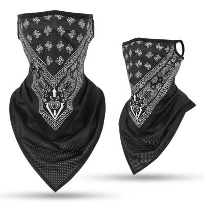 China 89%Polyester+11%Spandex Custom Bandana Face Scarf Cover Balaclava Neck Cuff Summer Mouth Cover Headband Earring Men Women for sale