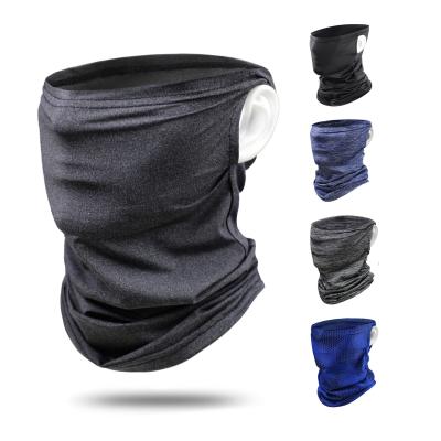 China Custom 89%Polyester+11%Spandex Ice SilkTubular Scarf Neck Cuff Face Cover Balaclava Mouth Cover Bandana Men Women for sale