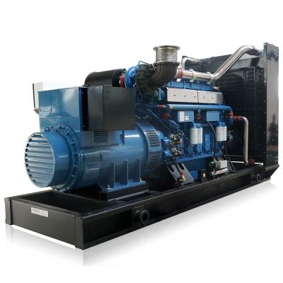 China 3 Phase 800kw Electric Diesel Generator Turbocharger Yuchai Silent Four Protection for sale