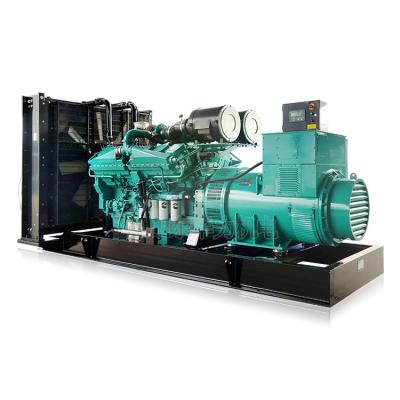 China Open Soundproof Diesel Generator Set Standby Powered 1000kva Three Phase for sale