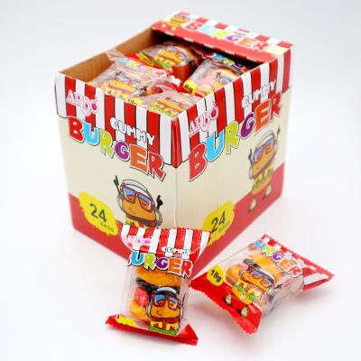 China Normal OEM sweets candy factory  Gummy Candy Gummy burger Soft Candy Fruity flavor for sale