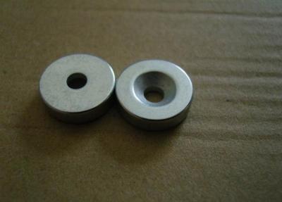 China Ring Countersunk Rare earth Neodymium Custom Made Magnets With NiCuNi Plating for sale