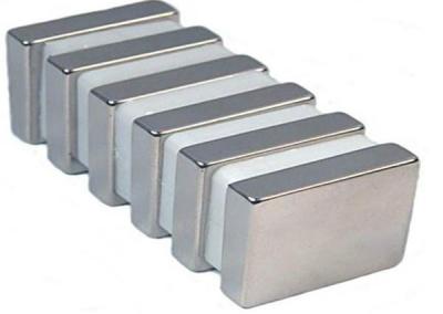 China Electronics N48 Sintered Neodymium Block Magnets , Custom Rare Earth Permanent Magnet for sale