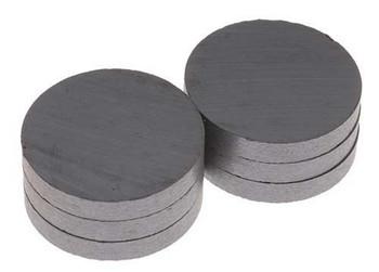 China large powerful Disc Sintered Ferrite Strong Speaker Magnet Y10-Y35 for sale