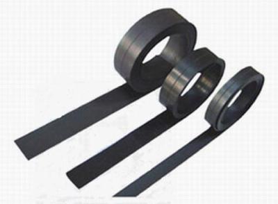 China Black / brown Adhesive Ndfeb Strip Flexible Rubber Magnets Sheet 1mm Thickness for sale