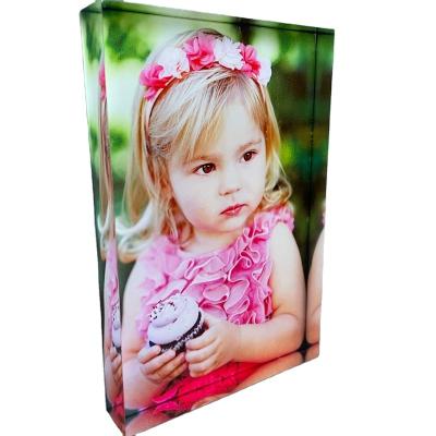 China China Wholesale Custom Photo Frames Acrylic Blocks for sale