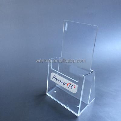 China Environmental Friendly Acrylic Brochure Display, Popular Acrylic Holder, Office Sign Holder Clear Advertising OH-06-LV CN; GUA Morden WENMEI for sale