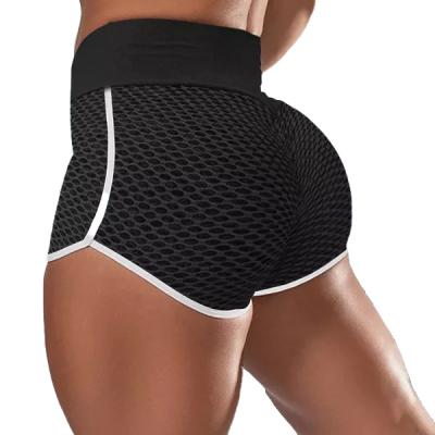 China New QUICK DRY Lift Up Workout Apparel Fitness Mesh High Waisted Tight Yoga Shorts Gym Lift Up Fitness Leggings Women for sale