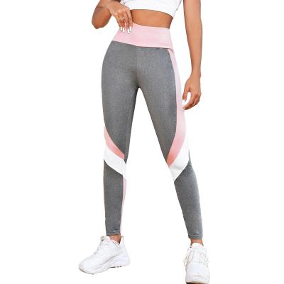 China Hot Selling QUICK DRY High Waist Push Up Yoga Pants Women Sports Fitness Workout Gaiters Gym Running Sportswear Tight Pants for sale