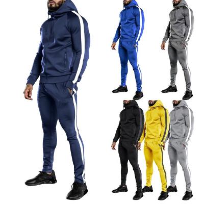 China 2023 Custom Made Tracksuits Men Logo Solid Color Tracksuit For Autumn New Arrival Casual Men Hooded Zipper Accept Customzied Size for sale