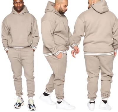 China Wholesale Sweatpants And Hoodie Set For Men Custom Oversized 100% Cotton 2 Piece Jogger Set Men Tracksuit Accept Customzied Size for sale