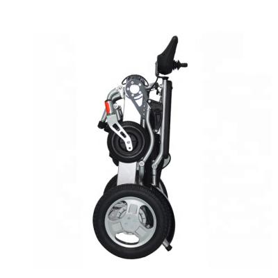 China Aluminum Alloy Manufacturer Chinese Wholesale Products Disabled Aluminum Scooter Ultralight Smart Foldable Electric Wheelchair for sale