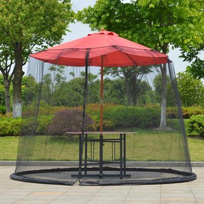 China Extended Type Outdoor Mosquito Repellent Umbrella Sun Gauze Net Cover for sale