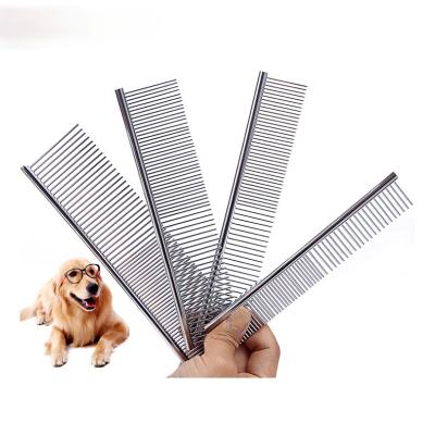 China Viable Pet Steel Comb Stainless Steel Grooming Comb Dog Greyhound Comb M-XL Pet Supplies and Steel Pet for sale