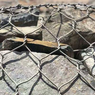 China Plain Weave Galvanized 3.05mm Gabion Box 80*100mm Gabion Box Basket Price 2x1x1 Gabion 2x1x1 Philippine Supplier China for sale