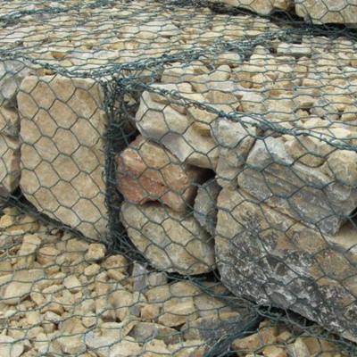 China Plain Weave Factory Price Gabion 2x1x1m Galvanized Gabion Box For Stone Wall for sale