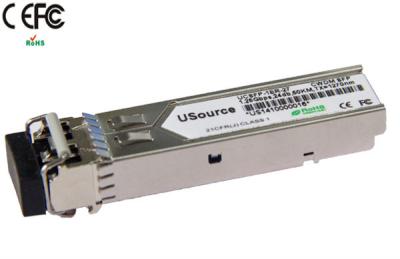 China transmisor-receptor óptico de 1270nm CWDM SFP DOM de 40 kilómetros, módulo dual de la fibra del LC en venta