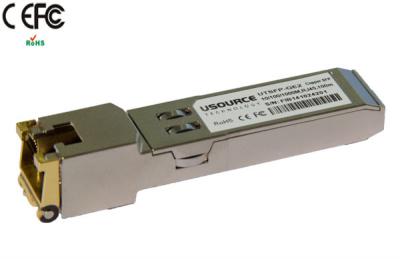 Chine 1000 module optique d'émetteur-récepteur de Mbps SFP avec la distance de 100m, émetteur-récepteur de cuivre de SFP à vendre