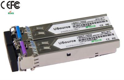 Chine WDM de SFP simple bidirectionnel de connecteur des modules 40km LC d'émetteur-récepteur de SFP à vendre