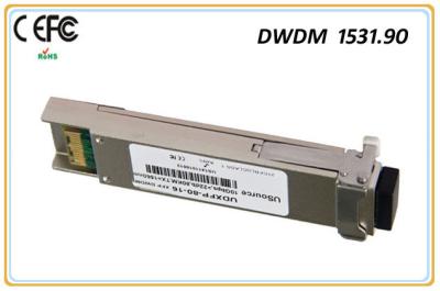 China DWDM XFP Optical Transceiver 80KM 1531.90nm ITU Channel 57 , XFP Module for sale