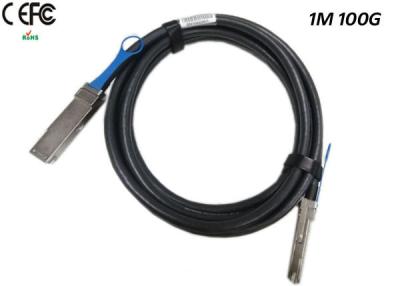 China Cabo de cobre passivo cobre de um comprimento QSFP28 100G QSFP100 Twinax de 1 medidor à venda