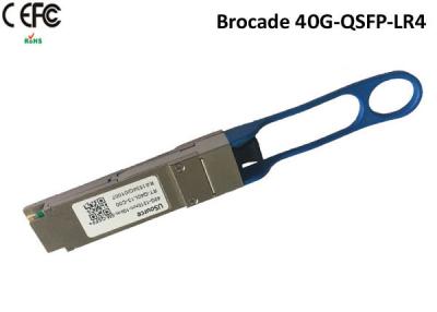 China 1310nm Ethernet Fiber QSFP+ Optical Transceiver 10km Distance qsfp-40g-lr4 for sale